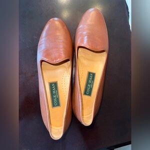 Cole Haan Woman’s Tan Leather Slip-Ons
